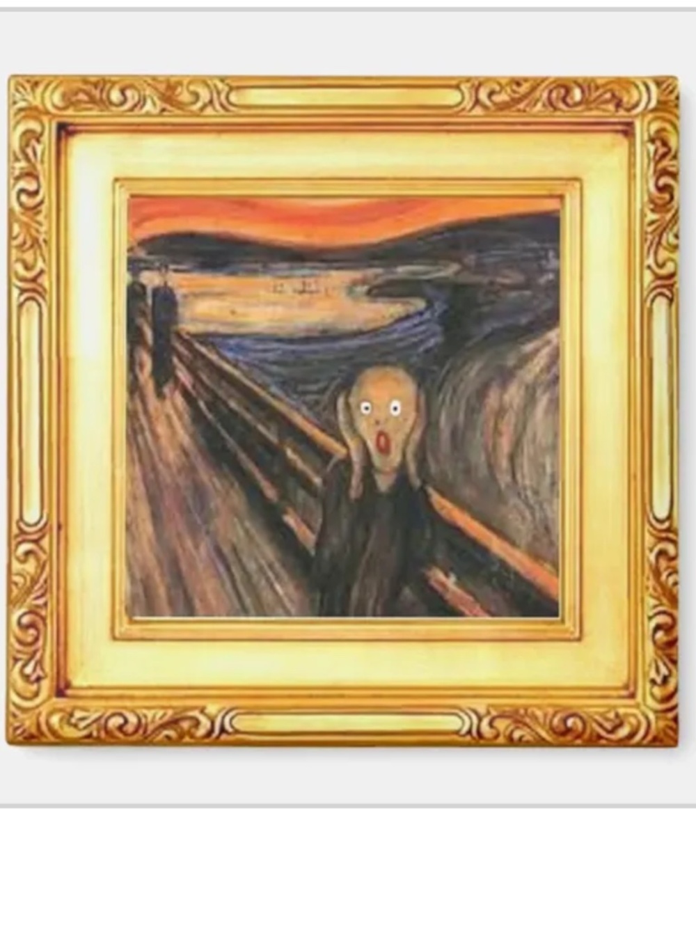 The Scream by Munch - Fine Art - Mini Masterpieces Magnet
